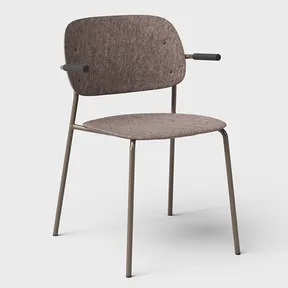 Hale vergaderstoel met armleuningen