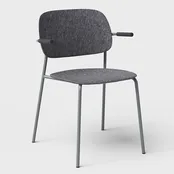 Hale vergaderstoel met armleuningen