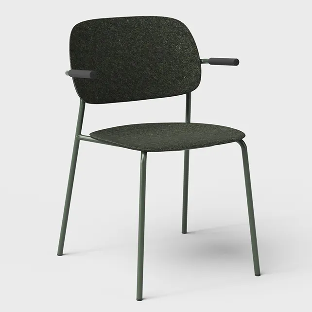 Hale vergaderstoel met armleuningen