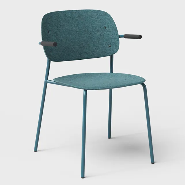 Hale vergaderstoel met armleuningen