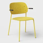 Hale vergaderstoel met armleuningen