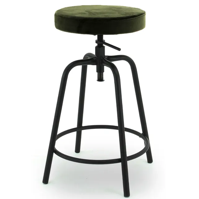 Middelhoge kruk Tergu gestoffeerd