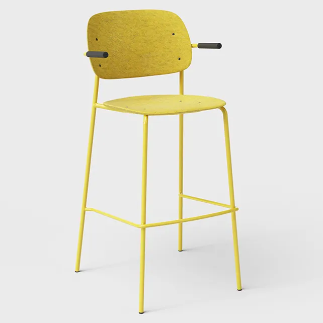 Hale barstoel met armleuningen