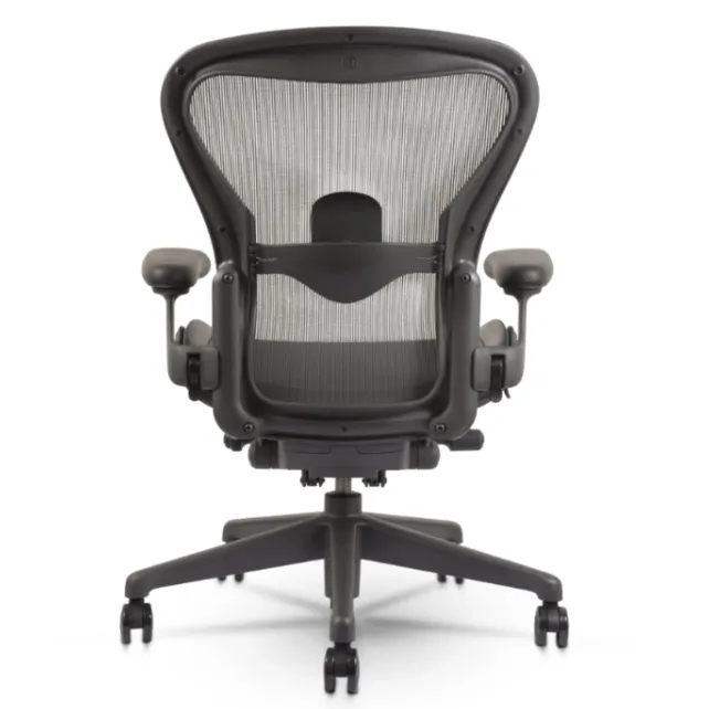 Herman Miller Aeron Remastered Graphite bureaustoel Refurbished