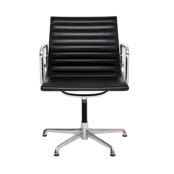 ICF Eames EA 108 Aluminium Chair Leder