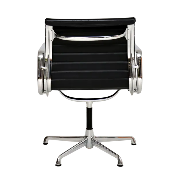 ICF Eames EA 108 Aluminium Chair Leder