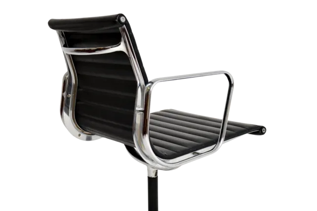 ICF Eames EA 108 Aluminium Chair Leder