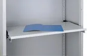 Uittrekbaar legbord t.b.v. 120cm brede roldeurkast Uittrekbaar legbord t.b.v. 120cm brede roldeurkast