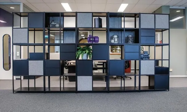 Vakkenkast Modu 8 vaks - 165x80cm Vakkenkast Modu 8 vaks - 165x80cm