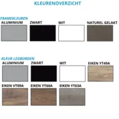 Vakkenkast Modu 8 vaks - 165x80cm Vakkenkast Modu 8 vaks - 165x80cm