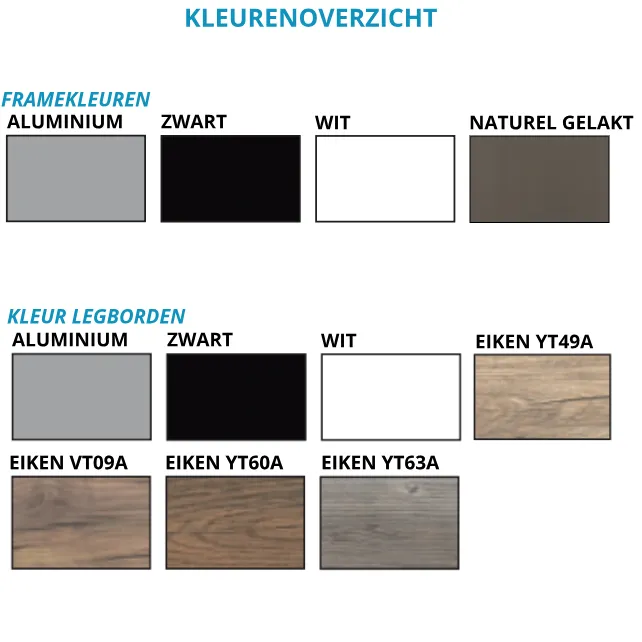 Vakkenkast Modu 6 vaks - 85x119cm Vakkenkast Modu 6 vaks - 85x119cm