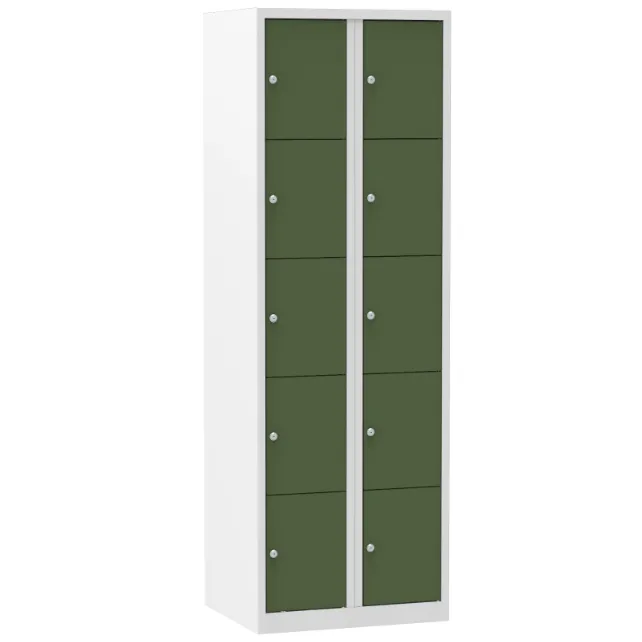 Lockerkast Color 10 vakken 2.10 Lockerkast Color 10 vakken 2.10