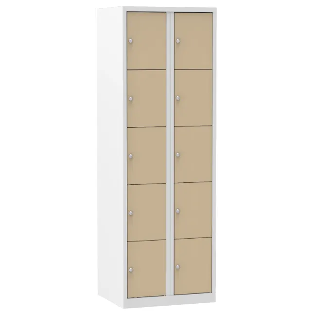 Lockerkast Color 10 vakken 2.10 Lockerkast Color 10 vakken 2.10