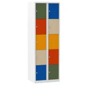Lockerkast Color 10 vakken 2.10 Lockerkast Color 10 vakken 2.10