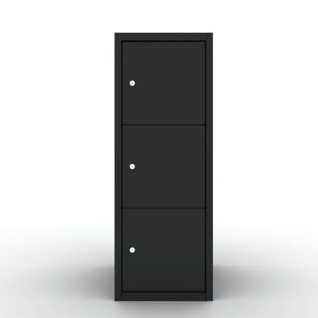 Lockerkast Darkline 3 vakken 1.3 Lockerkast Darkline 3 vakken 1.3