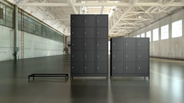 Lockerkast Darkline 6 vakken 2.6