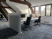 Akoestische scheidingswand staand Akoestische scheidingswand staand