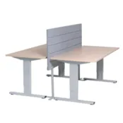 Akoestische scheidingswand op poten