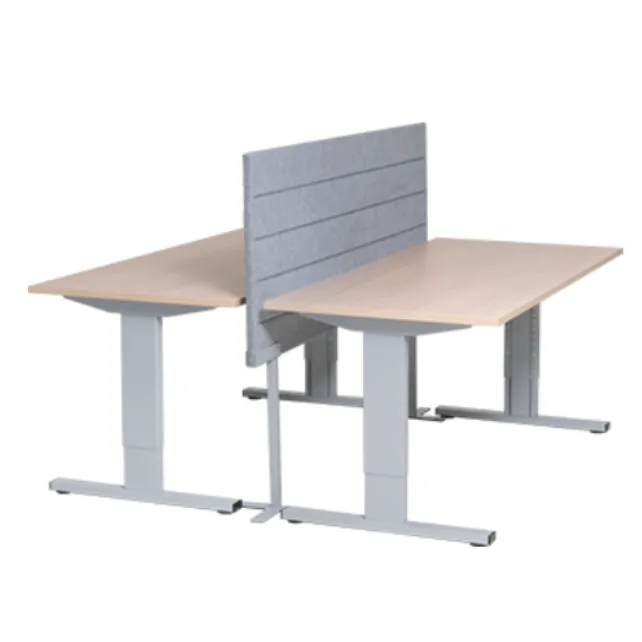 Akoestische scheidingswand op poten