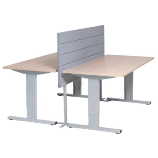 Akoestische scheidingswand op poten