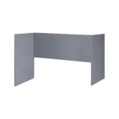 Akoestische scheidingswand  Z-opstelling laag