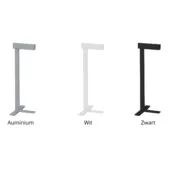 Akoestische scheidingswand T-opstelling laag