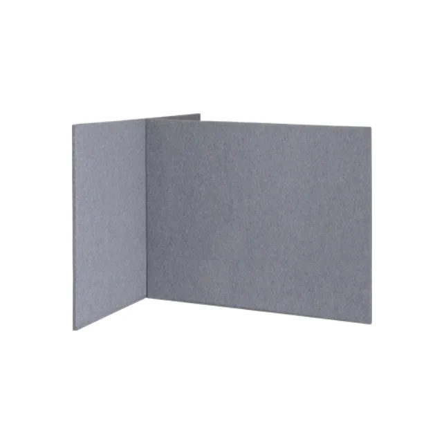 Akoestische scheidingswand  T-opstelling hoog