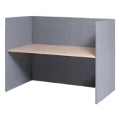 Akoestische werkplek  U-opstelling hoog