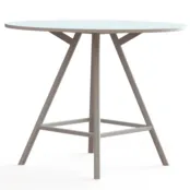 Hoge vergadertafel Greco rond