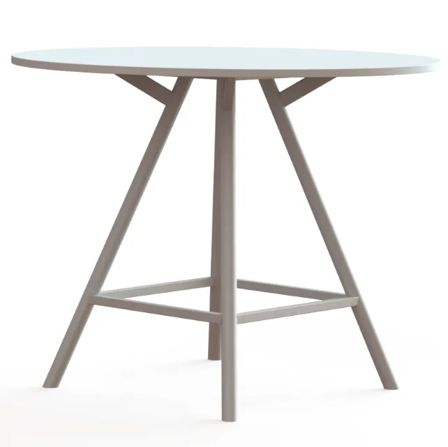 Hoge vergadertafel Greco rond