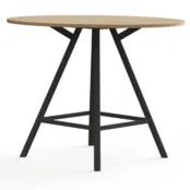 Hoge vergadertafel Greco rond