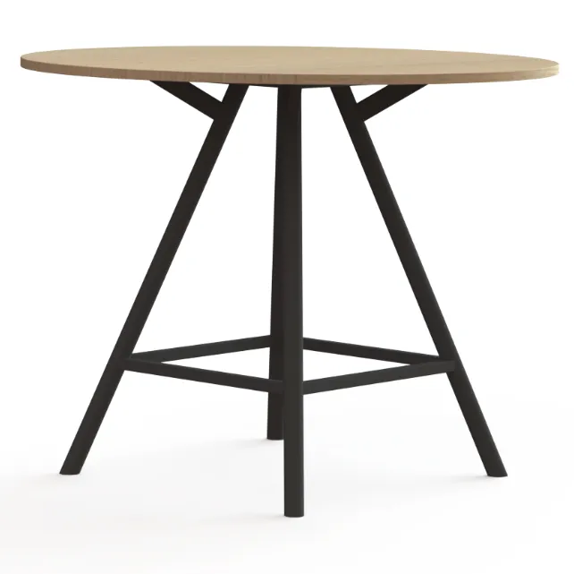 Hoge vergadertafel Greco rond