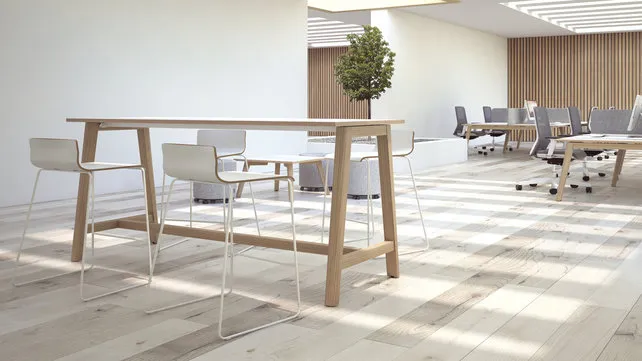 High table nova fenix wood