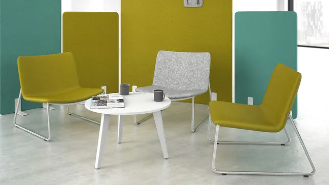 Akoestische scheidingswand Free standing