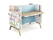 Mikomax Stand Up duo zit-sta bureau