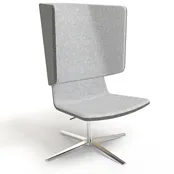 Twist&Sit lounge stoel hoge rug open