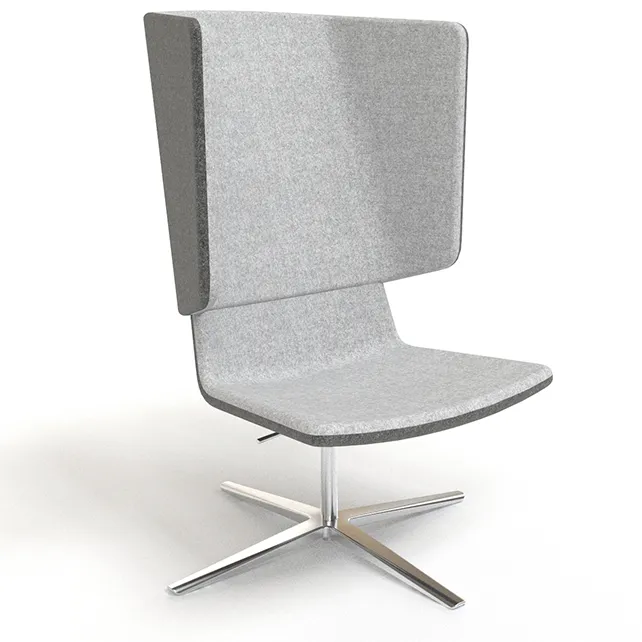 Twist&Sit lounge stoel hoge rug open