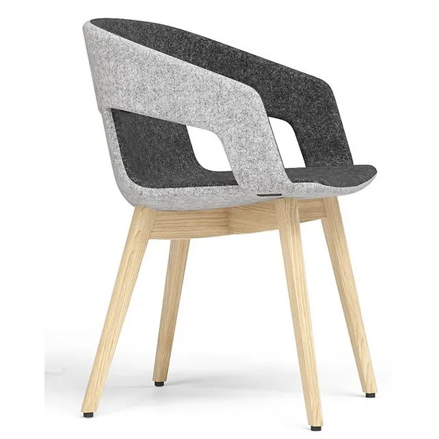 Twist&Sit vergader stoel wood