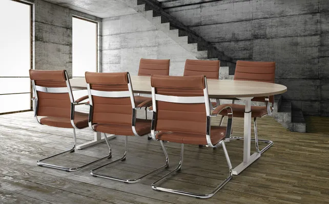 Vergadertafel Emmen 240x120cm ovaal