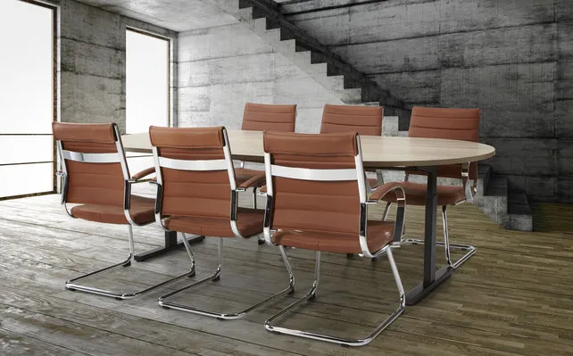 Vergadertafel Emmen 240x120cm ovaal