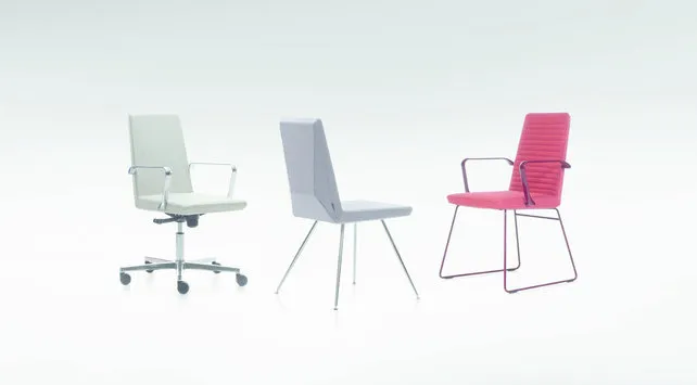 Vergaderstoel Demo verrijdbaar