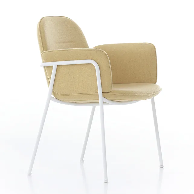 Vergaderstoel Reptile mini met dichte armleuningen