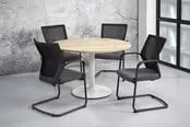 Ronde vergadertafel Base