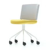 Vergaderstoel Kurvi met wieltjes