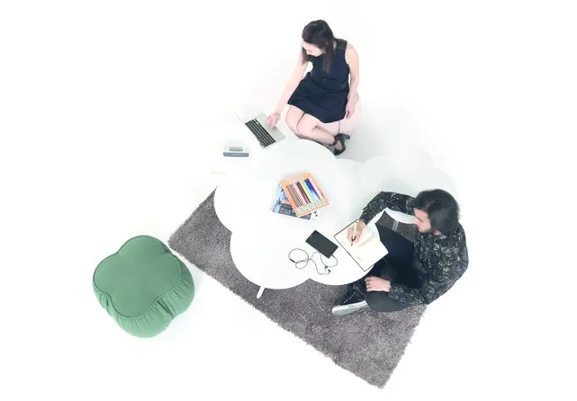 Klover poef klein Klover poef klein