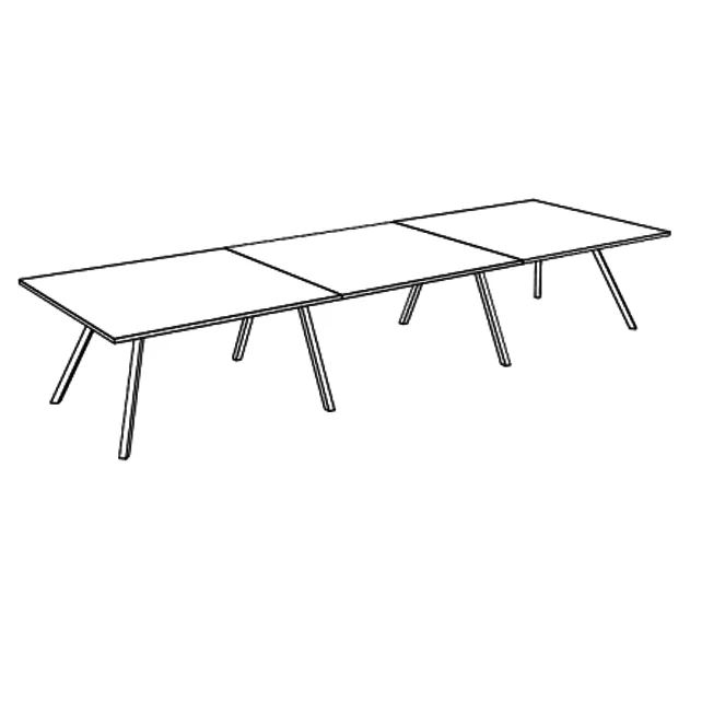 Vepa vergadertafel rechthoeking Vepa vergadertafel rechthoeking