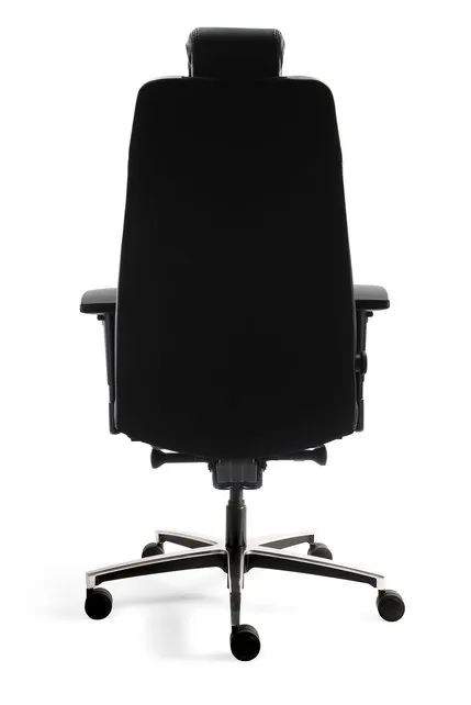 24 uurs bureaustoel half leder