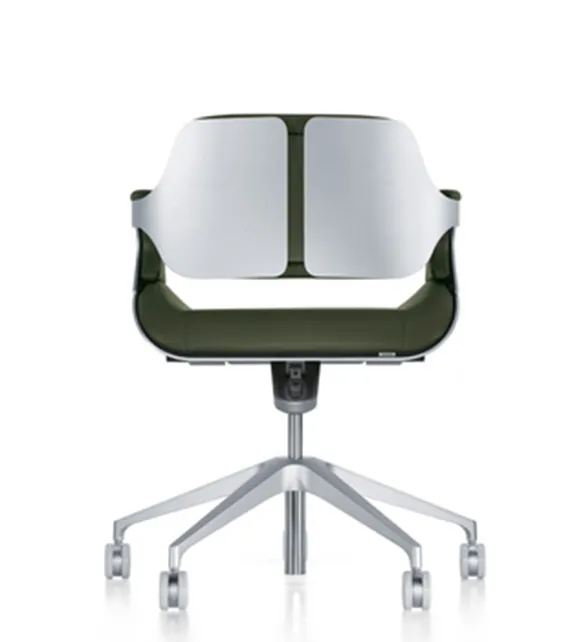 Silver bureaudraaistoel lage rug