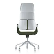 Silver bureaudraaistoel hoge rug