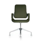 Silver bureaudraaistoel medium hoge rug